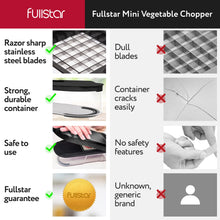 Load image into Gallery viewer, Fullstar Vegetable Chopper, Mandoline Slicer - Cheese Grater, Food Chopper with Container, Kitchen Gadgets, Home Essentials (6-in-1, White/Black)