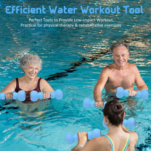 Load image into Gallery viewer, Water Dumbbells, 2PCS Aquatic Exercise Dumbbells, EVA Foam Water Weights for Adults Women Water Workouts Tools for Youth