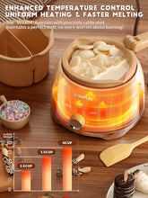 Load image into Gallery viewer, Chocolate Melting Pot Candy Melts Melter with 2 Insert Pots and Spatula, 4 Cups Capacity Warmer Machine, Ideal Dipping Tool Kitchen Supplies for Making Cake Pop Covered Strawberries Fondue