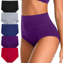 Load image into Gallery viewer, Womens Underwear Full Coverage Panties for Ladies Soft Breathable Cotton Briefs High Waisted Hipster