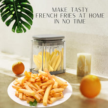 Load image into Gallery viewer, Brieftons PerfectCut Vegetable Chopper: 4-Blade Veggie Dicer Fruit Slicer, Potato French Fry Cutter, Wedge Cutter, Onion Chopper, Egg Slicer with 5 Recipe Ebooks, Safe to Use, Easy to Clean &amp; Store