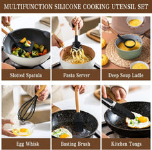 Load image into Gallery viewer, Umite Chef Kitchen Cooking Utensils Set, 5QT Enameled Cast Iron Dutch Oven