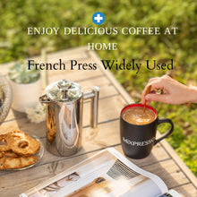 Load image into Gallery viewer, Mixpresso Stainless Steel French Press Coffee Maker 27 Oz 800 ml, Double Wall Insulated French Press Stainless Steel &amp; Tea Brewer Easy Clean &amp; Easy Press Strong Quality Metal Coffee Press.