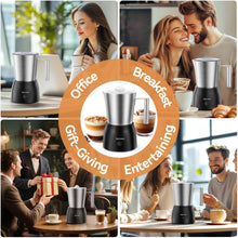 Load image into Gallery viewer, Secura Detachable Milk Frother, 17oz Electric Milk Steamer Stainless Steel, Automatic Hot/Cold Foam and Hot Chocolate Maker with Dishwasher Safe, 120V
