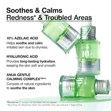 Load image into Gallery viewer, ANUA Gentle Soothing Starter Duo, Azelaic Acid &amp; Heartleaf 77 Soothing Toner, Hydrating, Calming care for Sensitive Skin, Vegan, Korean Skincare Set