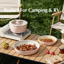 Load image into Gallery viewer, Redchef Ceramic Pots and Pans Set Non Stick, Nonstick Kitchen Cookware Sets, Non Toxic Pots and Pans Set Non Stick, PFAS PFOA &amp; PTFE Free, Nonstick Frying Pans Set, Ceramic Pan Skillet, RV Cookware