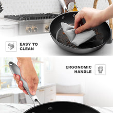 Load image into Gallery viewer, Belwares Nonstick Frying Pan with Spatula &amp; Lid - 10 Inch Non Stick Skillet Egg Frying Pan - Lightweight Aluminum Hard-Anodized Fry Pan for Kitchen Cooking with Gas, Electric, Oven or Induction