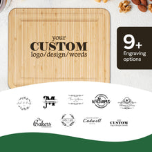 Load image into Gallery viewer, Charcuterie Board Gift Set - Bamboo Cheese Board and Knife Set - Housewarming Gifts for New Home, Wedding Gifts for Couples 2025, Bridal Shower Gifts, Birthday Gifts for Women