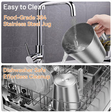Load image into Gallery viewer, Secura Detachable Milk Frother, 17oz Electric Milk Steamer Stainless Steel, Automatic Hot/Cold Foam and Hot Chocolate Maker with Dishwasher Safe, 120V