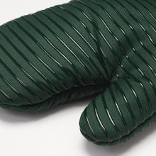 Load image into Gallery viewer, Beneno Non-Slip Silicone Textured Cotton Oven Mitts, Heat Resistant up to 500° F, Flexible Grip with 14.3&quot;x7&quot; Longer Protection, Durable 100% Cotton Oven Mitts for Kitchen &amp; Barbecue, 2-Pack, Green