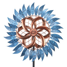 Load image into Gallery viewer, WONDER GARDEN Wind Spinner - Wind Spinners Outdoor, Outdoor Metal Windmills, 4.4 Ft Retro Brown Wind Sculptures Spinner Lawn Ornaments Wind Spinner for Yard, Lawn and Garden
