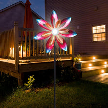 Load image into Gallery viewer, WONDER GARDEN Wind Spinners for Yard and Garden-Solar Wind Spinner - 5.2 FT Wind Sculptures &amp; Spinners Windmill with LED Light Glass Ball for Garden Patio Outdoor Decor