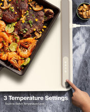 Load image into Gallery viewer, Electric Griddle with Removable Touch Panel and Electric Warming Tray - Full Surface Heating,Rollable &amp; Portable
