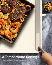 Load image into Gallery viewer, Electric Warming Tray - Full Surface Heating,Rollable &amp; Portable,Premium Silicone Nano-Material,3 Temperature Settings,Auto Shut-Off -Versatile Food Warmer for Gatherings,Parties,Everyday Use
