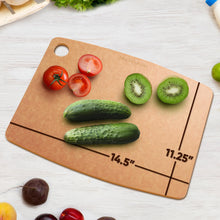 Load image into Gallery viewer, Dishwasher Safe Cutting Boards for Kitchen - Large Composite Wood Cutting Boards - Thin, BPA Free &amp; Eco-Friendly Chopping Board (14.5 x 11.25 Inch, Natural)