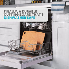 Load image into Gallery viewer, Dishwasher Safe Cutting Boards for Kitchen - Large Composite Wood Cutting Boards - Thin, BPA Free &amp; Eco-Friendly Chopping Board (14.5 x 11.25 Inch, Natural)