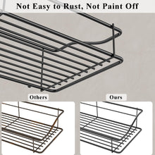 Load image into Gallery viewer, Shower Caddy Shelf Organizer Rack with Hooks, Adhesive Shower Storage for Bathroom - 2 Pack (Silver)