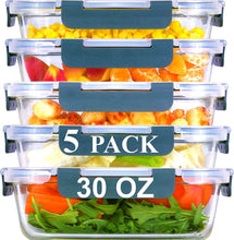Load image into Gallery viewer, Brieftons Glass Water Bottles (Pack of 6) &amp; Borosilicate Glass Containers (Pack of 5)