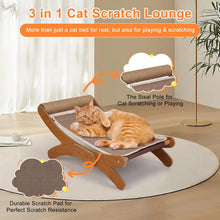 Load image into Gallery viewer, Outamateur Cat Scratching Chair, Cats Scratcher Pad, Cat Mini Chair with Sisal Scratching Pole, Cats Lounger with Removable Scratching Pad for Indoor Small Pets