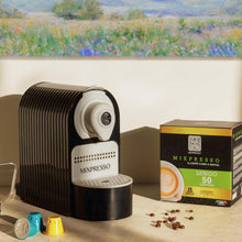 Load image into Gallery viewer, Mixpresso Coffee Espresso Capsules Compatible With Nespresso Original Brewers Single Cup Coffee Pods 100% from Italy Dark Roast Espresso, 50 Count Coffee Capsules - Lungo Intensity - 10/12