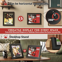 Load image into Gallery viewer, JupDec Baseball Display Case with Wood Stand, Clear Acrylic Stable &amp; Secure Game Ball Holder Showcase, UV Protection Souvenirs and Collectibles Box with Turf, Ideal Gift for Autograph Single MLB Ball