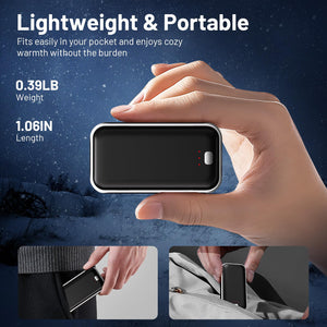 2 Pack Hand Warmers, Rechargeable Electric Hand Warmer, 8Hrs Long-Lasting Heat, Reusable, Portable Pocket Warmers, Christmas Warm Gifts for Men Women Kids Camping