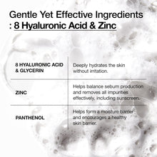 Load image into Gallery viewer, ANUA Hydrating Gentle Foaming Cleanser, Hyaluronic Acid, Glycerin, Zinc, Panthenol, Korean Face Wash for Dry Skin, for Double Cleansing, Korean Skincare (150ml/5.07fl oz.)