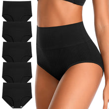 Load image into Gallery viewer, Womens Underwear Full Coverage Panties for Ladies Soft Breathable Cotton Briefs High Waisted Hipster