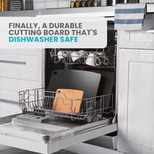 Load image into Gallery viewer, Dishwasher Safe Cutting Boards for Kitchen - Large Composite Wood Cutting Boards - Thin, BPA Free &amp; Eco-Friendly Chopping Board (14.5 x 11.25 Inch, Natural)