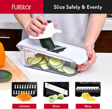 Load image into Gallery viewer, 8 in 1 Vegetable Chopper + 2pcs Silicone Lid