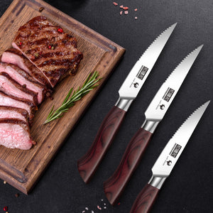 Fillet Knife 7 Inch, Professional High Carbon Stainless Steel Boning Knife for Meat, Ultra Sharp Japanese Fish Fillet Knives with Ergonomic Wood Handle