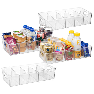 Pantry Organizers and Storage and Cabinet Organizer, 2 Pack - Kitchen Organizers and Storage, Great Fridge or Snack Organizer - Perfect in Refrigerator or Cupboard Shelf