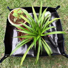 Load image into Gallery viewer, Foldable Plant Repotting Mat - Waterproof Indoor/Outdoor Gardening Mat - 26.8&quot; x 26.8&quot; (Green)