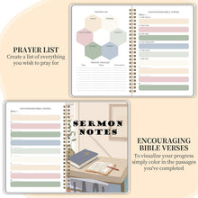 Load image into Gallery viewer, Bible Study Journal - Church Notes Journal - Soap Bible Study Notebook for Women - Bible Notebooks for Note Taking - Based Religious Gifts