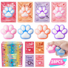 Load image into Gallery viewer, 8Pcs Taba Squishy Cat Paw Squeeze Toys, Squishy Fidget Toy, Kawaii Squishies Sensory Toys, Pinch Family, Cat Paws Mochi Toys,Stress Relief for Party Favors,Novelty Things for Adults Kids