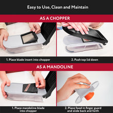 Load image into Gallery viewer, Fullstar Vegetable Chopper, Mandoline Slicer - Cheese Grater, Food Chopper with Container, Kitchen Gadgets, Home Essentials (6-in-1, White/Black)