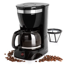 Load image into Gallery viewer, Mixpresso 8-Cup Drip Coffee Maker Programmable, Coffee Pot Machine Including Reusable &amp; Removable Coffee Filter, Black Electric Coffee Maker