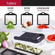 Load image into Gallery viewer, Vegetable Chopper &amp; Mandoline Slicer for Kitchen - Food Chopper with Container, Cheese Grater, Home Essentials &amp; Kitchen Gadgets (Lite - 9 in 1)