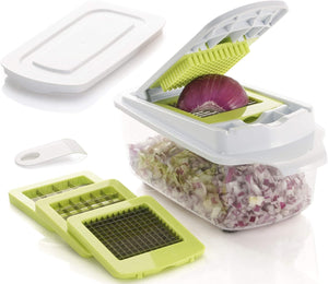 Brieftons 7-Blade Spiralizer & Brieftons QuickPush Food Chopper