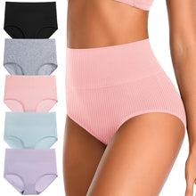 Load image into Gallery viewer, Womens Underwear Full Coverage Panties for Ladies Soft Breathable Cotton Briefs High Waisted Hipster