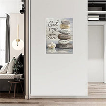 Load image into Gallery viewer, Farmhouse Bathroom Decor Wall Art Zen Stone Bathroom Pictures for Wall