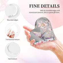 Load image into Gallery viewer, Acrylic Heart Plaque Decorative Sign 4X4 Inch Heart Shaped Acrylic Blo