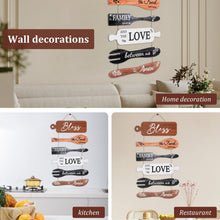 Load image into Gallery viewer, Lzvxtym Dining Room Decoration,Wooden Bless Hanging Wall Sign,Bless th