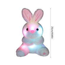 Load image into Gallery viewer, Glow Bunny Plush Toy Night Light Stuffed Animal with Adjustable Bright