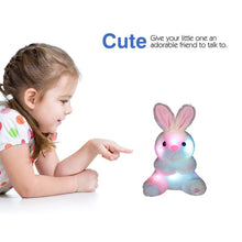 Load image into Gallery viewer, Glow Bunny Plush Toy Night Light Stuffed Animal with Adjustable Bright