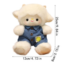 Load image into Gallery viewer, Cute Little Lamb Plush, Soft Stuffed Animal for Holiday Gift, Adorable