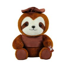 Load image into Gallery viewer, 9.1in Sloth Stuffed Animal, Soft Plush Toy for Gentle Relaxation, Slow