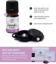 Load image into Gallery viewer, Essence Refresh Kit – Lavender Essential Oil – Black Personal Arom