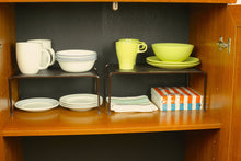 Load image into Gallery viewer, Expandable Cabinet Shelf Organizer for Kitchen Cabinet and Counter, Grey