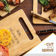 Load image into Gallery viewer, Housewarming Gifts for New Home - Bamboo Cutting Board with Engraved Message - New Home Essentials for Homeowners, Couples, Friends, or Family - Decorative Kitchen Gift Board, 12&quot; x 8&quot;